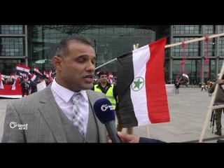 المئات من الأحوازيين ببرلين يطالبون بحرية أسراهم لدى إيران