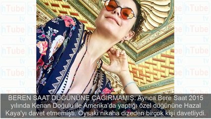 Beren Saat bombası patladı! Bakın Hazal Kaya'nın düğününe neden gitmemiş!
