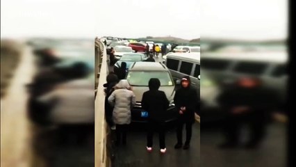 Major pile-up on Chinese motorway kills five on last day of Lunar New Year holiday