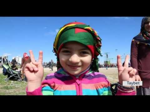 Li Amedê bi kombûna sed hezaran Newroz hate pîroz kirin