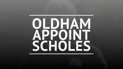 Télécharger la video: Scholes appointed as Oldham Athletic manager