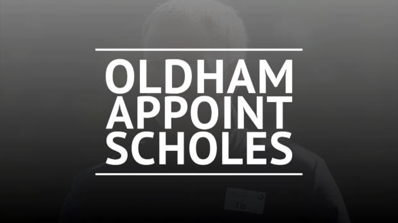 Scholes appointed as Oldham Athletic manager