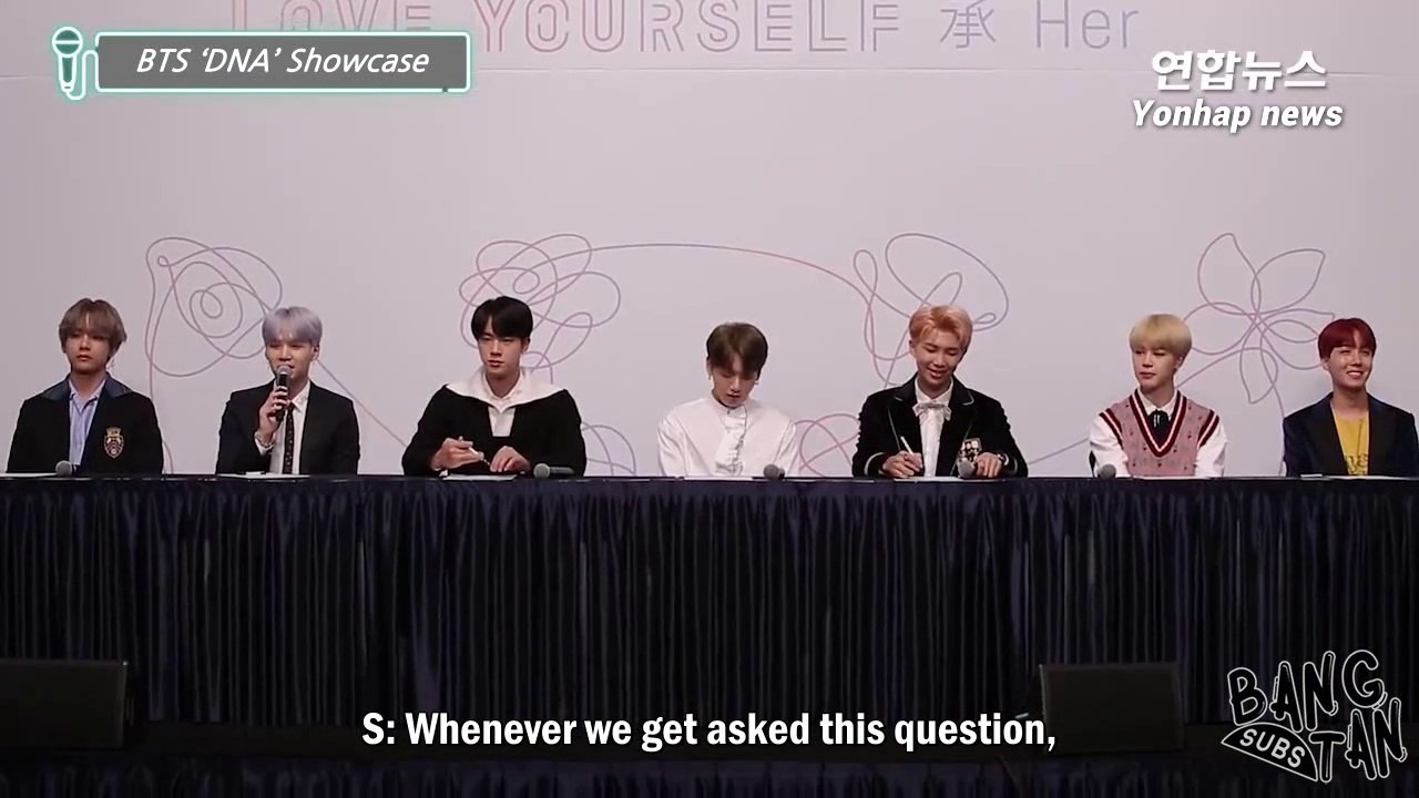 [ENG] 170918 BTS ‘DNA’ Showcase -TALK- (LOVE YOURSELF 承 Her, MIC Drop)