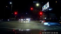 Extremely Close Call for Dog at Intersection