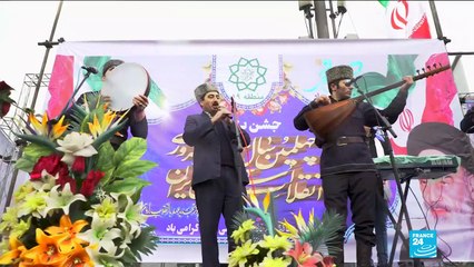 Iranian Revolution Anniversary: Iranians celebrate in the streets