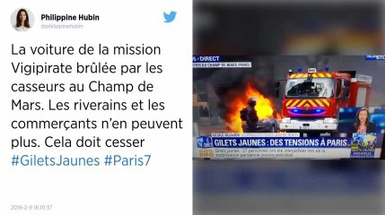 Gilets jaunes. Véhicule Vigipirate incendié : la police a suivi le casseur tout l’après-midi