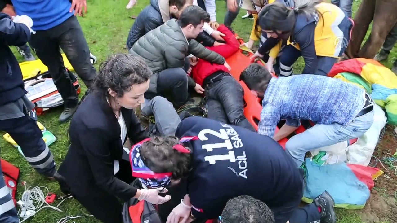 Yamaç paraşütü kazası (1) - ORDU