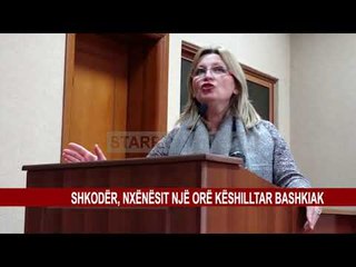 SHKODËR, NXËNËSIT NJË ORË KËSHILLTARË BASHKIAK