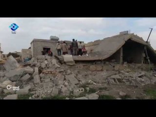 Firokeyên Rûsî nexweşxaneya bajarê Me'ret El-Numan li Idlibê da ber topan