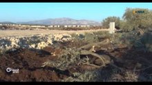 Artêşa Tirkiyê xalên HSDê li Helebê topbaran dike