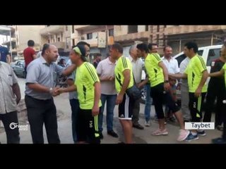 Xelkên Qamişlo pêşwaziya lîstkvanên Yana  Cîhad dikin