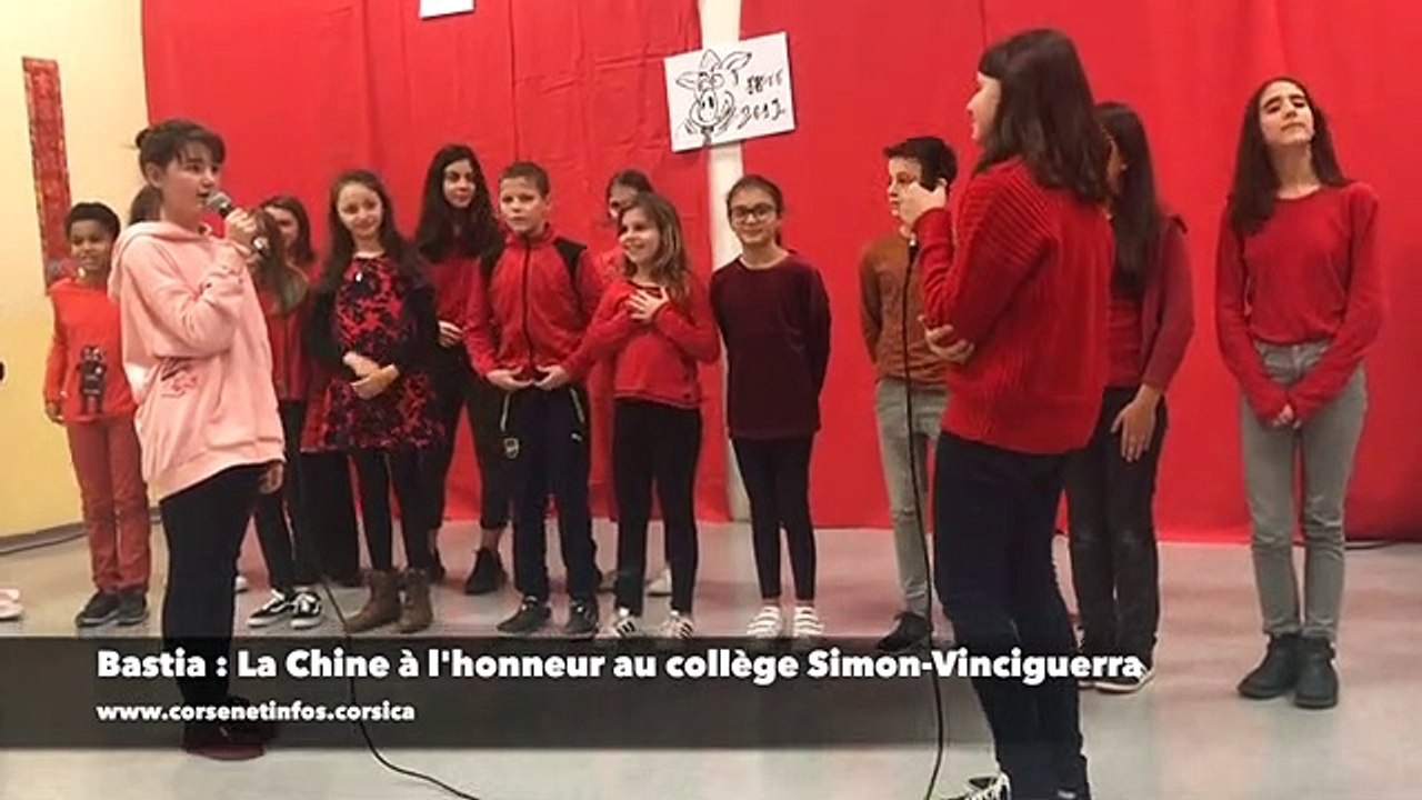 Bastia : La Chine à l'honneur au collège Simon-Vinciguerra
