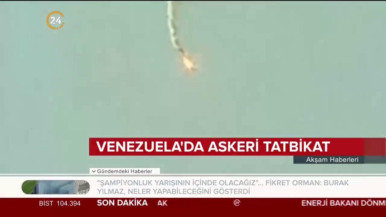 Venezuela'da askeri tatbikat
