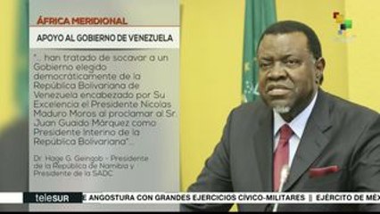 Organismo multilateral africano apoya al pdte. Nicolás Maduro