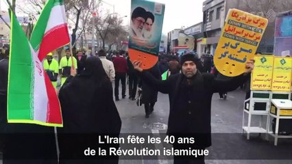L'Iran célèbre les 40 ans de la Révolution islamique