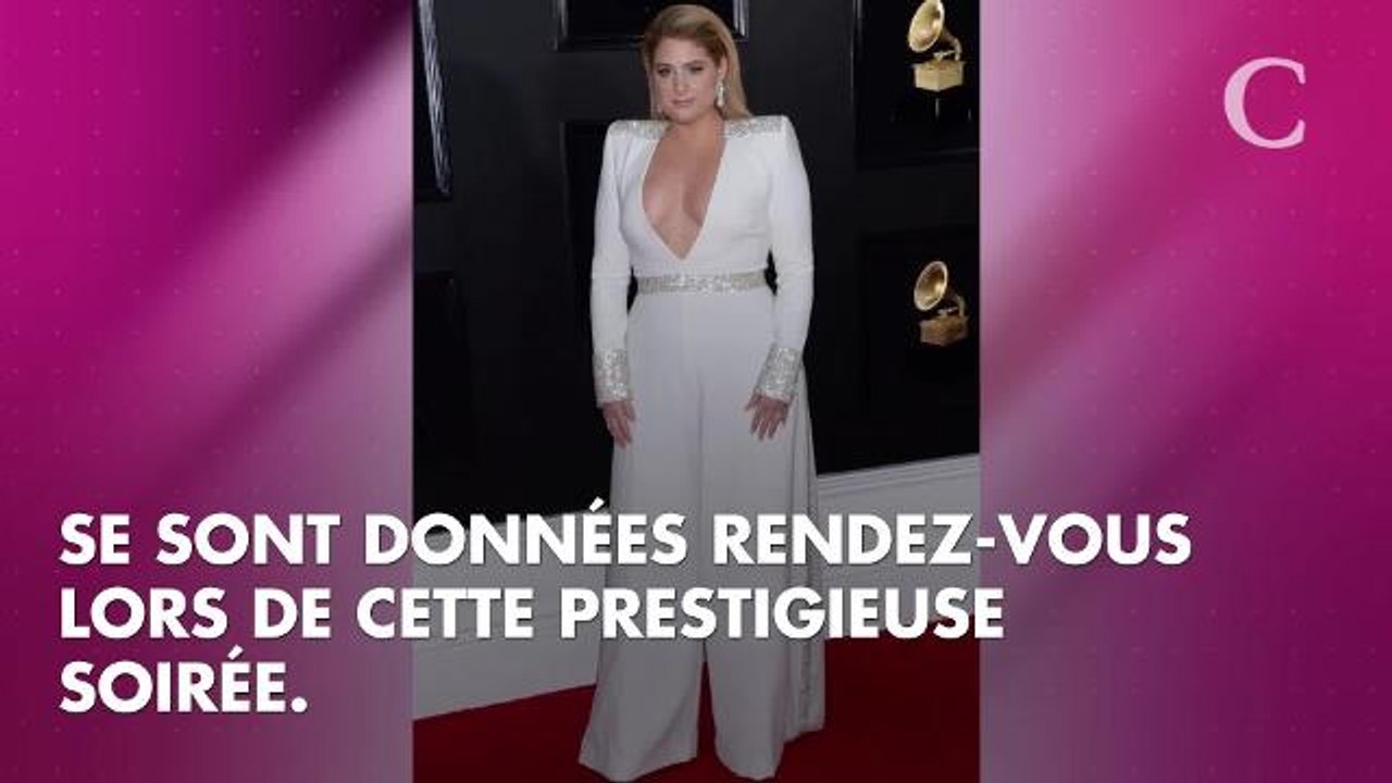 PHOTOS. Grammy Awards 2019 : Meghan Trainor ose le décolleté ultra-plongeant