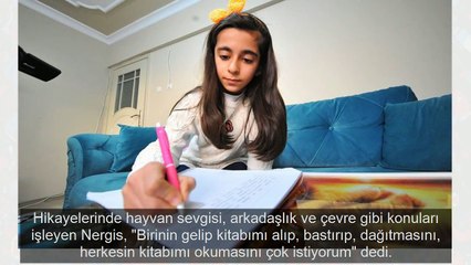 Öğretmeni keşfetti 9 yaşında kitap yazdı