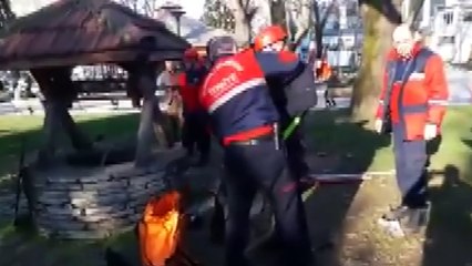 Kuyuya düşen yavru kedi kurtarıldı - ZONGULDAK