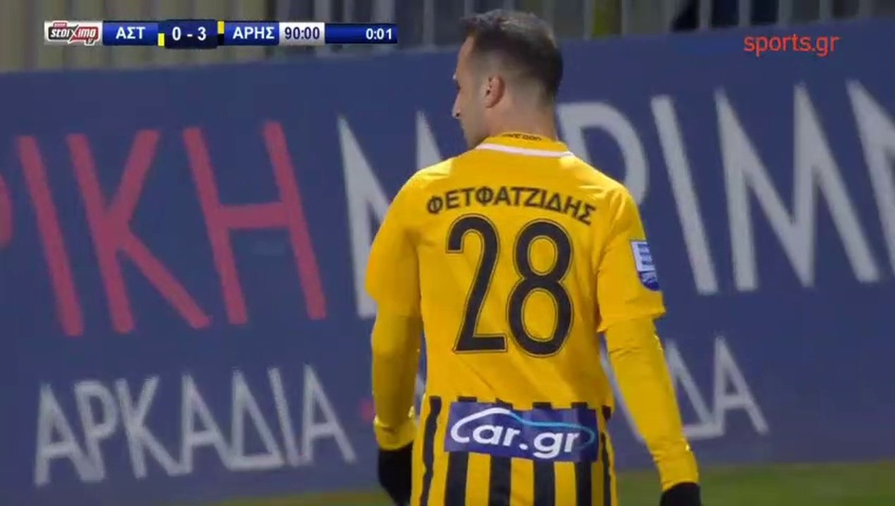 Asteras Tripolis 0-3 Aris - Full Highlights