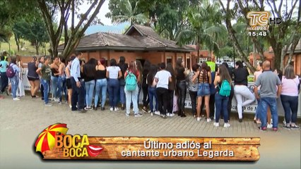 Último adiós al cantante urbano Legarda