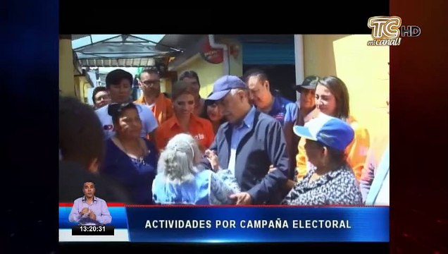 Resumen de las actividades de los candidatos de Quito