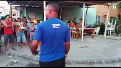 Pregação em local de homicídio em Vitória