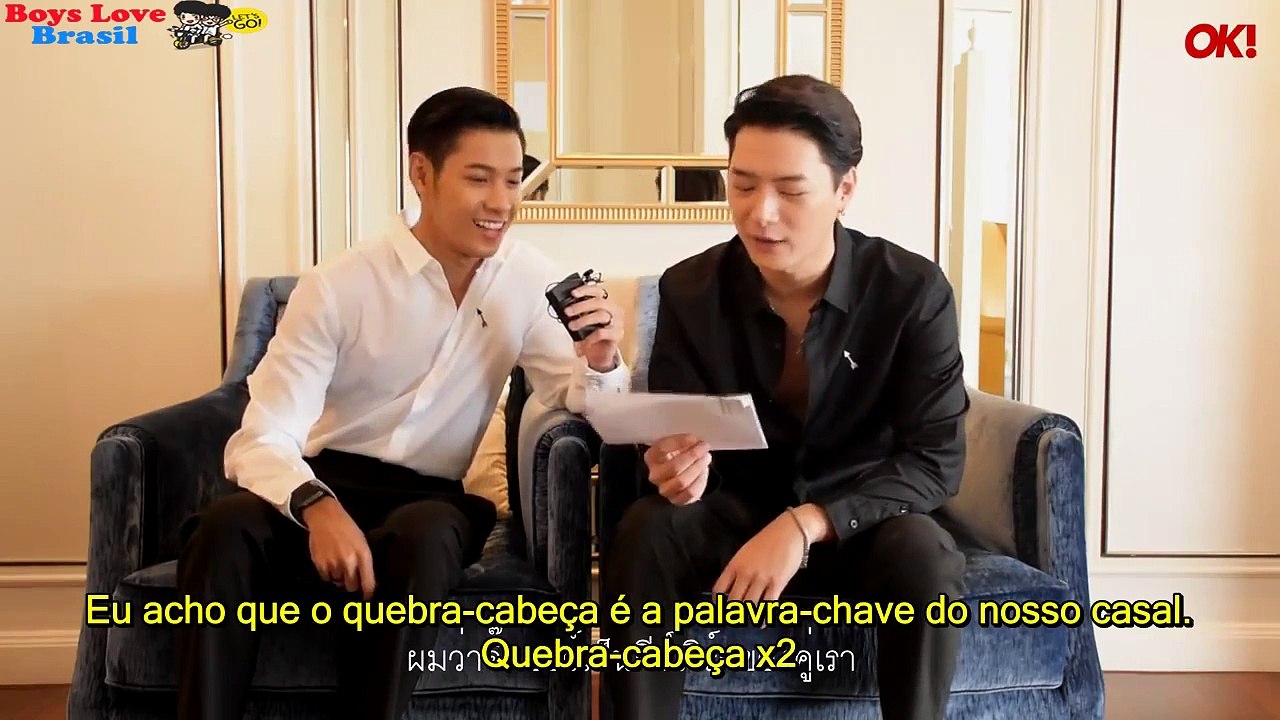 สัมภาษณ์ 'คริส-สิงโต' (Krist & Singto) กับความสนิทของทั้งคู่ [Legendado em Português]