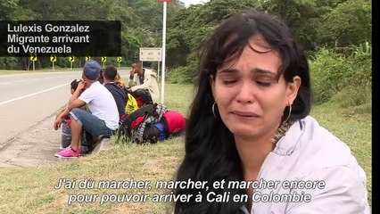 Colombie: les migrants du Venezuela se croisent sur les routes
