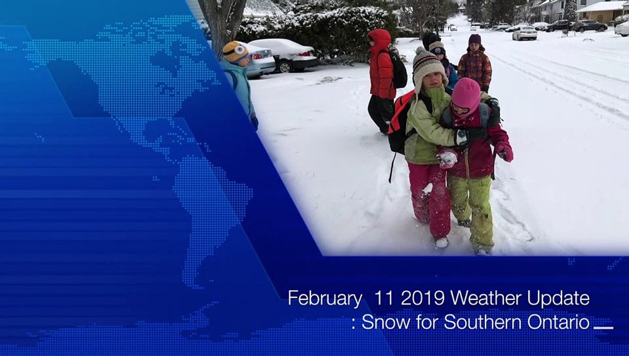 February 11 2019 Weather Update Evening