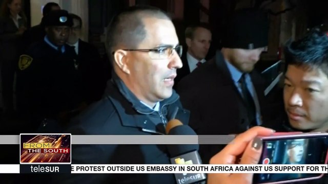 Venezuela: Foreign Minister Jorge Arreaza Meets UN General Secretary