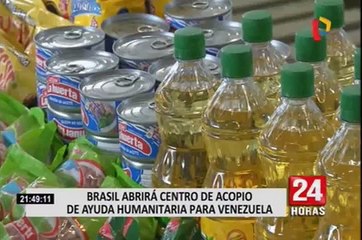 Venezuela - Brasil: abrirán centro de acopio de ayuda humanitaria en Roraima