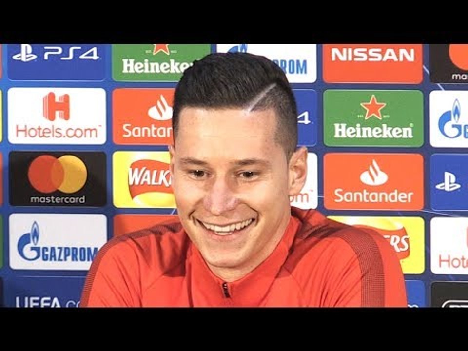 Julian Draxler Full Pre-Match Press Conference - Manchester United v PSG - Champions League