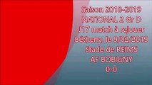 18 NATIONAL 2 J17 REIMS BOBIGNY 0-0