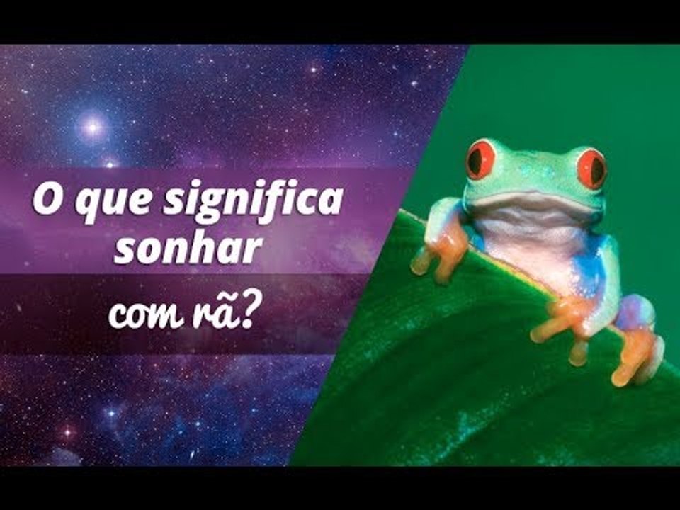 O que significa sonhar com rã?