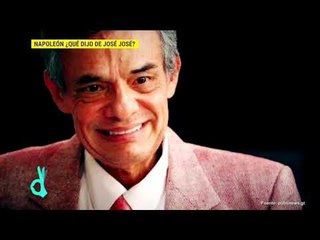 Así fue la última vez que habló Napoleón con su amigo José José | De Primera Mano