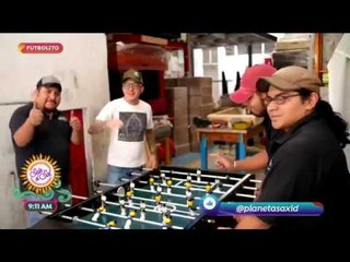 ¡Mesas de futbolito artesanales! | Sale el Sol