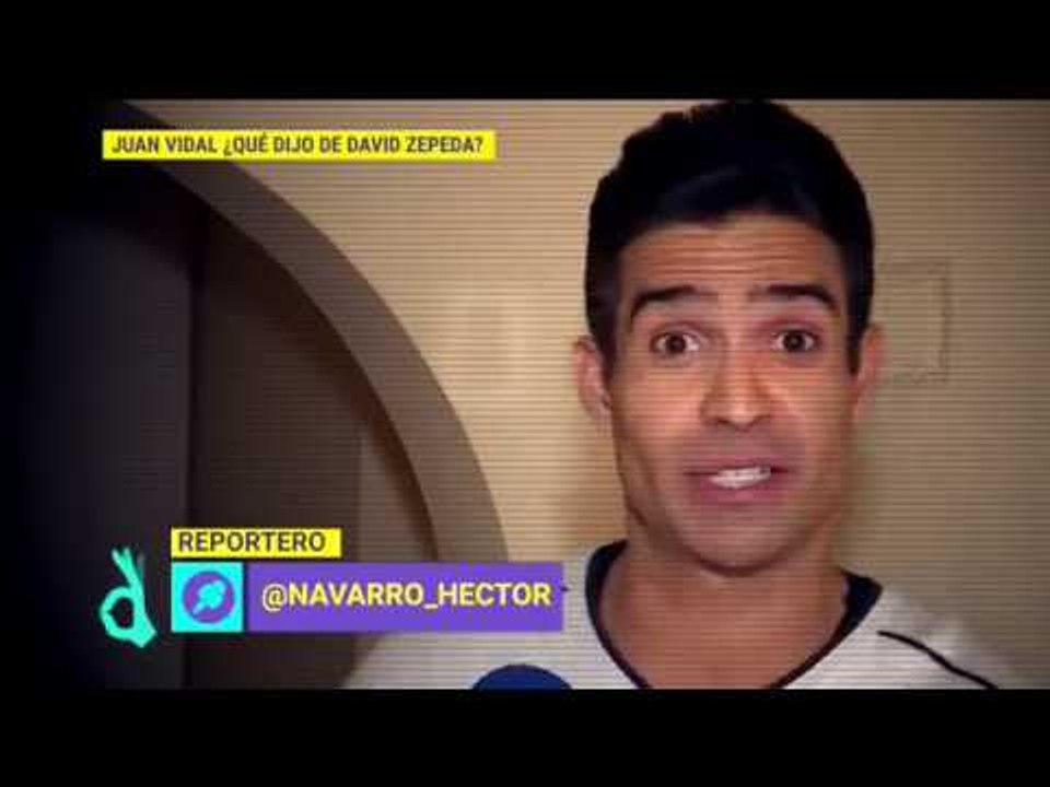 Juan Vidal defiende a David Zepeda por rumores de su orientación sexual | De Primera Mano
