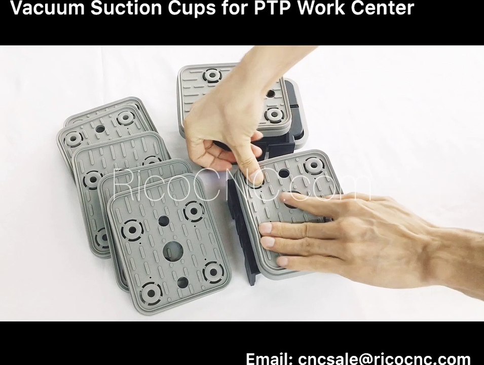 How to replace suction plates for CNC vacuum suction cup block pods