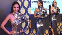 Malaika Arora looks hot in gray metallic dress at National Jewellery Awards 2019 | FilmiBeat