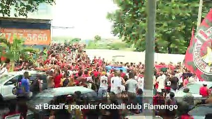 Brazilians mourn for Flamengo fire victim