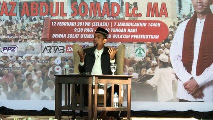 Ceramah Perdana 'Peringatan akhir zaman' oleh Ustaz Abdul Somad di Masjid Wilayah Persekutuan