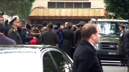 Helikopter kazasında şehit olan 4 asker için tören düzenlendi