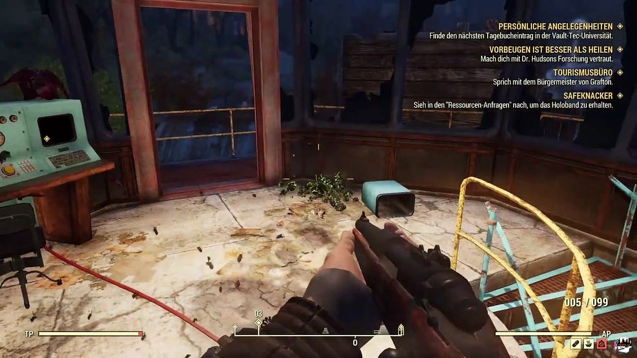 Fallout 76 ☢ Stahlherz-Eskorte und Verbrannten-Tatorte|deutsch|gameplay