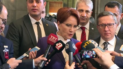 Akşener: 'Aklın yolu birdir' - TBMM