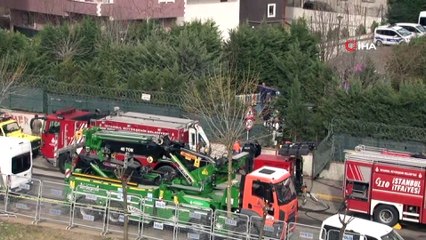 Helikopter enkazında çalışmalar devam ediyor