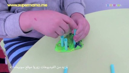 طريقة مسلية لتعليم طفلك كتابة الحروف باستخدام الصلصال