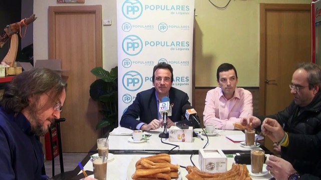 Rueda de prensa del Partido Popular de Leganés del 12 de febrero de 2019