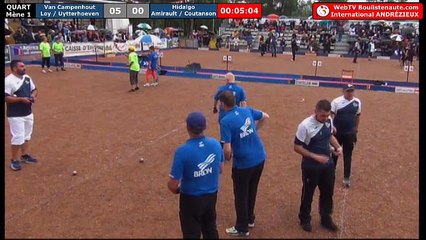International à pétanque d'Andrézieux-Bouthéon 2018 : Quart LOY vs COUTANSON