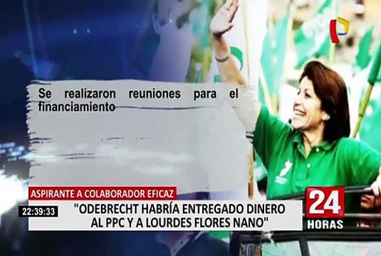 Reacciones tras presuntos aportes de Odebrecht a campañas de Lourdes Flores