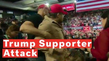 'F*** The Media': Trump Supporter Violently Attacks Cameraman At Rally